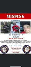 Dean Vroman, 21, has been missing since May. Flyers have been re-posted after a possible sighting of the young man near KGB Courtesy photo.