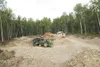 Work is underway on the parking lot for the new Alaska Live
Steamers location at the end of East Riley Avenue in Wasilla.
(ROBERT DeBERRY/Frontiersman)