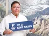 Eklutna, Inc. CEO Curtis McQueen represents the group, recently named 'King Makers' by Great Land Trust, in front of a map of Eklutna-owned lands in the corporation's Eagle River office. Eklu