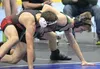 Colony's Asher Clayton battles Wasilla's Joseph Spangler during the Lancer Smith Memorial finals. Jeremiah Bartz/Frontiersman
