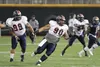 Junior Aumavae (90) and the Boston Brawlers battled the Omaha Mammoths during the first game of the inaugural FXFL season at TD Ameritrade Park in Omaha, Neb. (Photo by Michelle Bishop) Miche