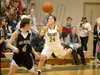 Sarah Brumbaugh passes the ball from mid court during Friday's game against the Soldotna Stars at Colony High School. ROBERT DeBERRY/Frontiersman.com