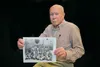 Lloyd Smith holds a photograph of the 450th Bomb Group, 720th Bomb Squadron’s ‘Dottie Darling’ crew that his uncle, Francis E. Smith, was a part of. ROBERT DeBERRY/Frontiersman.com