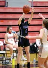 Palmer's Livia Solis fires a shot during a win over Wasilla. Courtesy of Bruce Eggleston/matsusports.net
