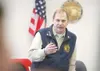 ROBERT DeBERRY/Frontiersman State Rep. Mark Neuman, R-Big Lake,
talks to a group of 10 people at a town hall meeting Saturday at
the Mat-Su Legislative Information Office in Wasilla.