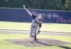 Alaska Road Warriors starter Sam Loyer fires a pitch during an 11-0 win over Eagle River Wednesday, June 15, 2016, at McManus Field in Wasilla. JEREMIAH BARTZ/Frontiersman