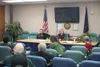 District 11 state Rep. DeLena Johnson, left, and District 7 Rep. Colleen Sullivan-Leonard hosted a town hall meeting at the Mat-Su Legislative Information Office Wednesday. JACOB MANN/Frontie