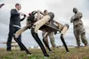 An unmanned ground vehicle is tested at Tyndall Air Force Base, Florida, Nov. 10, 2020. Tyndall is one of the first military bases to implement the semi-autonomous UGV’s into their defense re