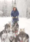 ROBERT DeBERRY/Frontiersman Wade Marrs, 18, takes his team out
on a trainig run near his home in Knik recently. Marrs is the
youngest competitor in the 2009 Iditarod. Robert DeBerry