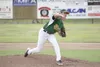 Mat-Su Miners starter Seve Romo fires a pitch during a 13-6 win over the Anchorage Glacier Pilots July 15 at Hermon Brothers Field in Palmer. Romo pitched seven innings in the win. Jeremiah B