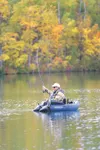 ROBERT DeBERRY/Frontiersman file George Krumm does some fly
fishing on Matanuska Lake at Kepler-Bradley State Park. Krumm was
fishing for rainbow trout and Dolly Varden.