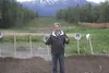 Mat-Su Borough Manager John Moosey talks about the Bogard Road Extension at the project’s groundbreaking ceremony Friday. The borough has been seriously working on the project since at least 