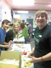 Peer Helpers from Wasilla High School help make Quit Tobacco kits at a recent work party at Mat-Su Boys and Girls Club. Submitted photo
