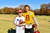 Eagle River resident Brandon Cramer, 13, with Washington Redskins quarterback Kirk Cousins during his Make-A-Wish trip earlier this year. Cramer died last month after a long battle with cance