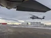Two Alaska Air National Guard Guardian Angel personnel recovery Airmen lept from a 176th Wing combat search and rescue aircraft into the village of Kotlik to transport a critically ill patien