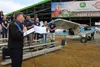 Gov. Mike Dunleavy speaks during the 2021 Great Alaska Aviation Gathering. Frontiersman file photo