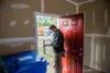 A housing inspector carries out a quality assurance inspection of a home in the Patton Village housing area at Fort Benning, Ga., Nov. 21, 2019, with the aim of having it ready for occupancy 