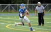 Palmer junior quartback Clayton Southwick rolls out during a 33-0 loss to East Anchorage Friday, Aug. 12, 2016, at Palmer High School. Southwick completed 5 of 7 passes. Courtesy of Bruce Egg