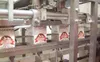 VICKI NAEGELE/Frontiersman Matanuska Creamery half-pint milk
containers travel along the production line at the Valley
processing plant. Victoria Naegele