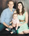 Austin Grimes, her husband Dustin and their 10-month-old son are staying with Austin’s parents after a fire nearly destroyed their Midtown Estates home late last month. Austin Grimes said she