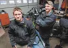 Cody Barber and Brad George are the youngest team to race in
this year's Iron Dog. Both are 18-years-old and both come from a
families of Iron Dog racers. ROBERT DeBERRY/Frontiersman