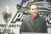 ROBERT DeBERRY/Frontiersman Chris Kokalis, a Wisconsin
businessman, was introduced as a co-owner of the Arctic Predators,
a Wasilla-based professional indoor football franchise that will
make
