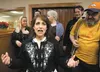 Members of the Homeless Actors of Mat-Su perform a scene from their dinner theater presentation of 'Wedding From Hell' at the Mat-Su Family Restaurant. The play runs Feb. 8-10 and 15-17 at 6: