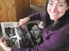 Holly Sheldon Lee, who owns Sheldon Air Service with her husband David Lee, flips through a copy of a 1960 issue of Life Magazine that features a story about her father, Don Sheldon. HEATHER 