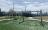 A children’s playground sits empty in Anchorage. Sophia Carlisle/Alaska Beacon