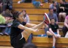 Ladies one-foot high kick Mat-Su region winner Ashley Apangalook attempts to hit the 80-foot height during competition at Houston Middle School earlier this month. ROBERT DeBERRY/Frontiersman