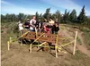 Hunter P. Bleakney and the Scouts of the Thunderbird Troop from Wasilla completed an Eagle Project June 13 on the Butte. Courtesy Eric Bleakney