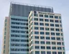 Hilcorp's Alaska headquarters in Midtown Anchorage seen on Wednesday. The Alaska Oil and Gas Conservation Commission assessed penalties totaling $452,100 on the company for unauthorized injec