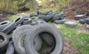 Property owner John Fraley wants the tires removed from his property so he can sell the land. According to Fraley, the tires were dumped there between Aug. 20 and 30, and again on Sept 29. RO
