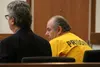 Anthony Gilliam, 53, listens to attorneys during his sentencing for sexual abuse Wednesday morning in the Palmer Courthouse. A jury convicted Gilliam of 22 counts of sexual abuse of a minor a