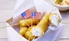 Crispy Cod Corndogs with Spicy Chili Cheese Sauce Courtesy of ASMI