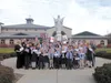 Students in kindergarten through eighth grade at Our Lady of the Valley Catholic School learned about history and current events by writing letters to veterans participating in the Last Front