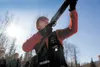 Wasilla Lake Christian School's Jake Turtle watches and waits for a clay target during Thursday's Scholastic Clay Target Program team practice at Grouse Ridge Shooting Club. Robert DeBerry