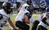 Colony senior Cade Havel follows his offensive line before breaking away for a 71-yard touchdown run during a 50-7 victory over Palmer Friday, Aug. 26, 2016, at Palmer High School. Havel rush