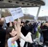 Students from across the Mat Su Borough walked out Tuesday morning in a peaceful protest of the recent policy changes the school board has made, while encouraging people to vote next week. Ka