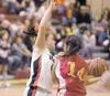 ROBERT DeBERRY/Frontiersman Houston sophomore Paige Wagner puts
pressure on West Valley’s Chanda Simon during Friday’s game at
Houston High School.