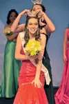 Photo courtesy Angelina Klapperich Colony High School junior
Angelina Klapperich during her crowning in June as Miss Alaska
Outstanding Teen.