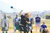 Jason Kepler of Palmer heaves the weight during the 2014 Scottish Highland Games amateur field events at the Alaska State Fairgrounds. Kepler was the overall winner in the Amateur B Division.