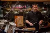 Recent UAA music grad Eric Bleicher records a percussion track at Surreal Studios in Anchorage. Bleicher and UAA Guitar professor Armin Abdihodžić are using a faculty development grant to rec