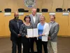 Gov. Mike Dunleavy signed Rep. DeLena Johnson’s cybersecurity protection bill into law June 16 in a ceremony at the Matanuska Susitna Borough’s offices. Courtesy photo