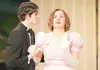 ROBERT DeBERRY/Frontiersman Palmer senior Micha Fry and Palmer
Junior Madison Moss run through a dress rehearsal of the Palmer
High School production of “The Importance of Being Earnest” at
P