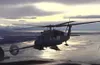 A 211th Rescue Squadron HC-130J Combat King II refuels a 210th Rescue Squadron HH-60G Pave Hawk during training over Alaska Jan. 11, 2021. A 210th RQS Pave Hawk carried out two medical evacua