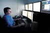 Valley Business Machines' IT Service Manager Matt LaFon monitors
a network of client servers for the company's Wasilla headquarters.
(ROBERT DeBERRY/Frontiersman) Robert DeBerry