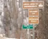 Signs posted along Hatcher Pass Road indicate the area is open
to snowmachines. Borough assemblymen Ron Arvin and Mark Ewing
proposed a resolution that would have called for a snowmachine
tra