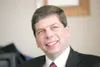ROBERT DeBERRY/Frontiersman U.S. Sen. Mark Begich during a
recent visit to the Mat-Su Valley Frontiersman office.