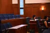 Sen. Shelley Hughes, R-Palmer, is seen in the chambers of the Alaska Senate on Wednesday, Jan. 18, 2023. Hughes is one of three Republican senators outside the Senate's 17-person supermajorit